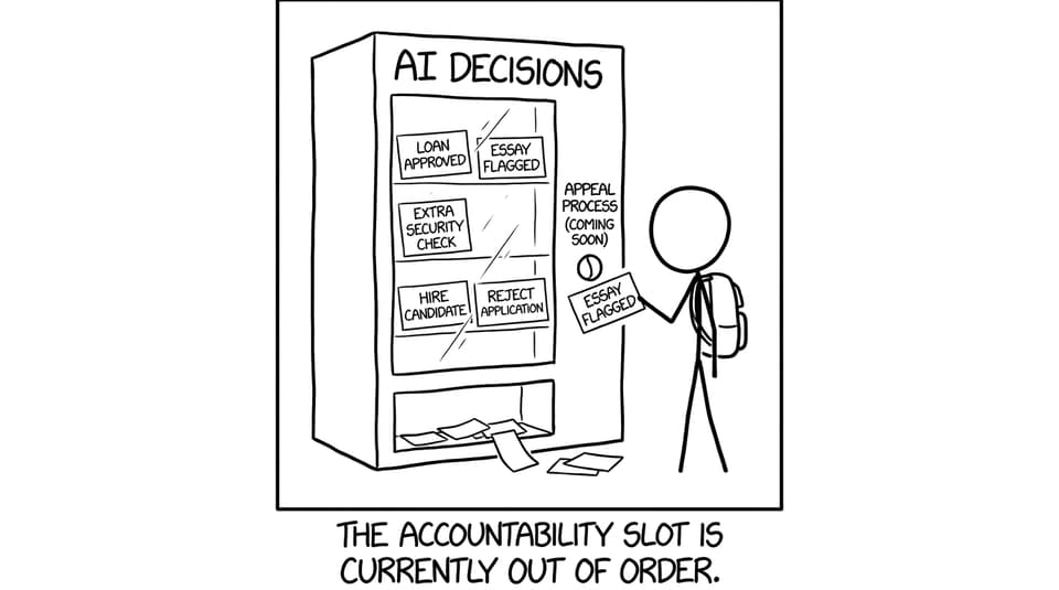 AI vending machine with no appeals slot