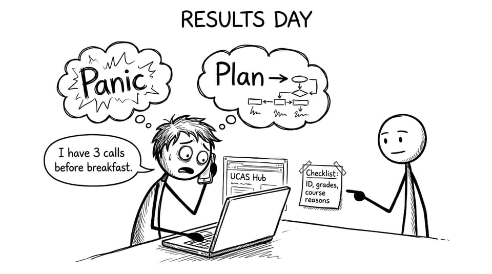 Results day checklist vs panic