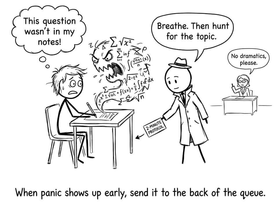 Comic about panic protocol