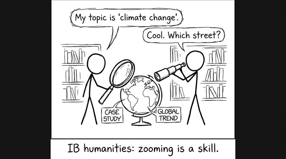 IB humanities: zooming is a skill
