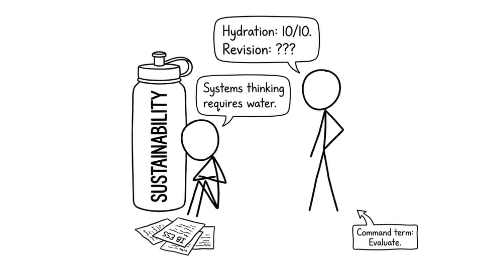 IB ESS hydration vs revision comic