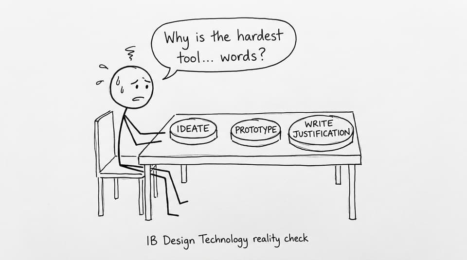 IB Design Technology reality check comic
