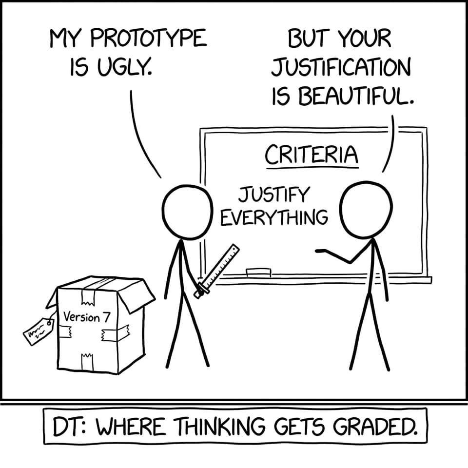 DT justification joke comic