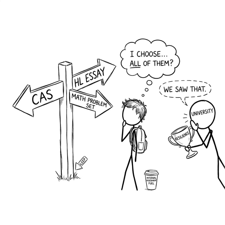 The IB crossroads: CAS, HL work, sleep, and resilience