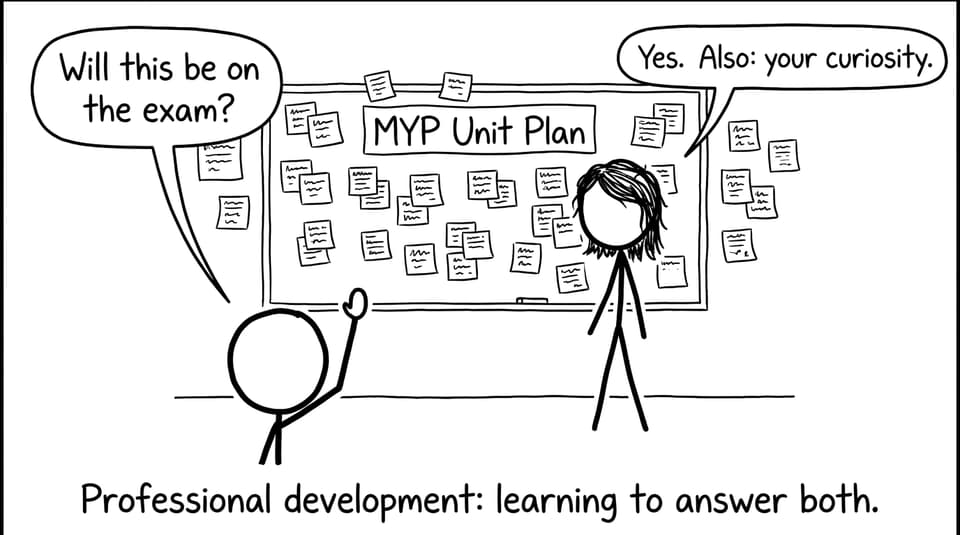 Comic: MYP unit plan chaos but meaningful