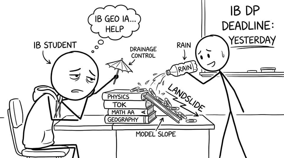 A student versus “rain-triggered” chaos