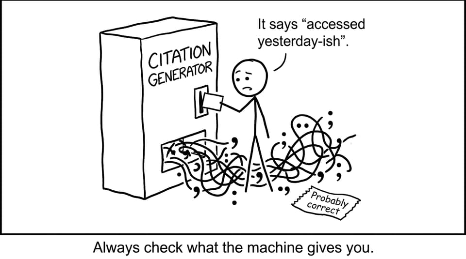 Always check what the machine gives you.