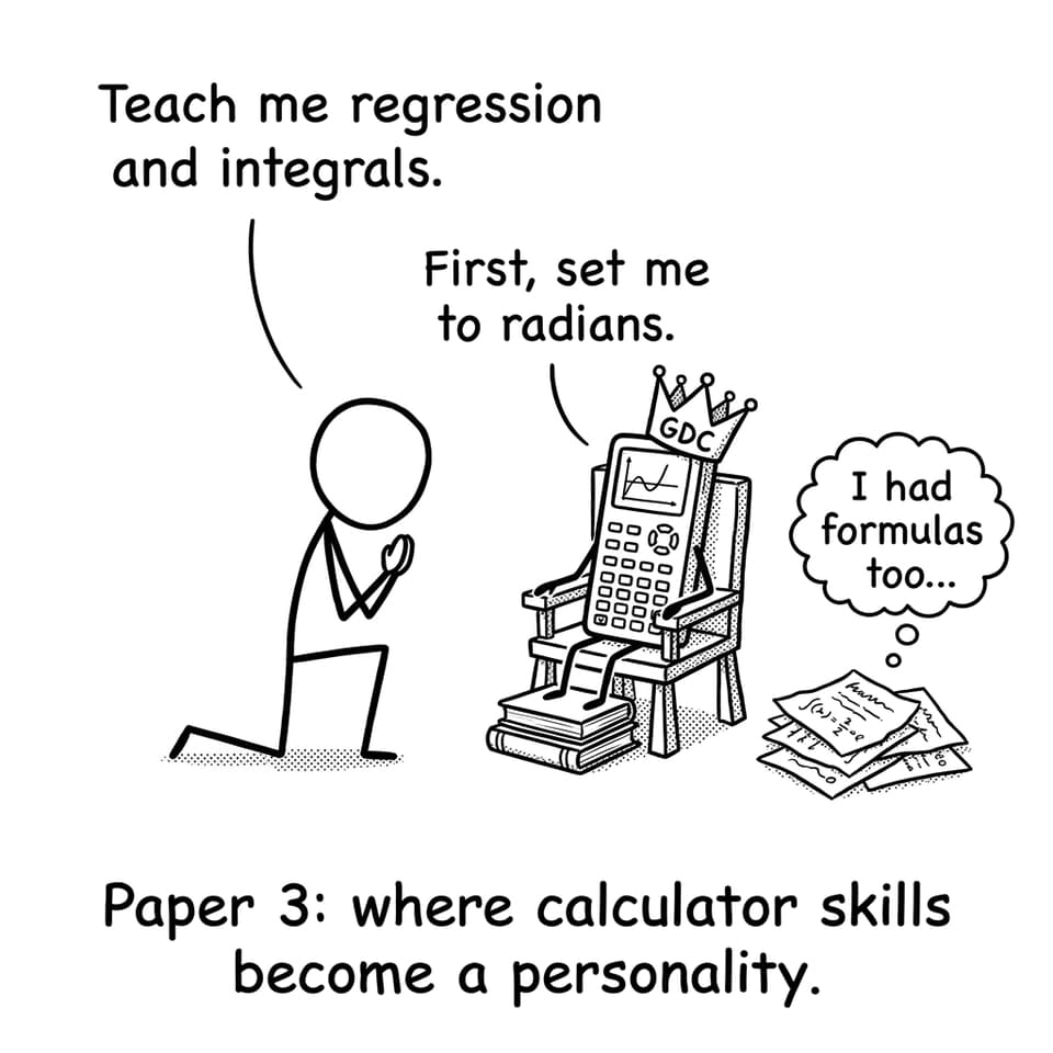Calculator throne comic