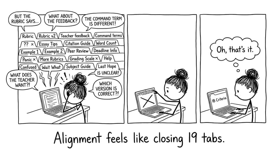 Alignment feels like closing 19 arguing tabs