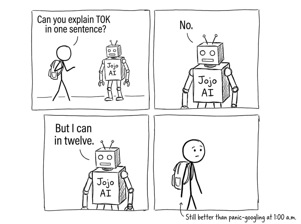 TOK in one sentence? No.