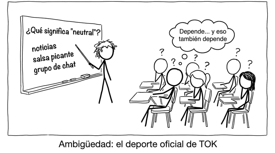 Ambigüedad: el deporte oficial de TOK