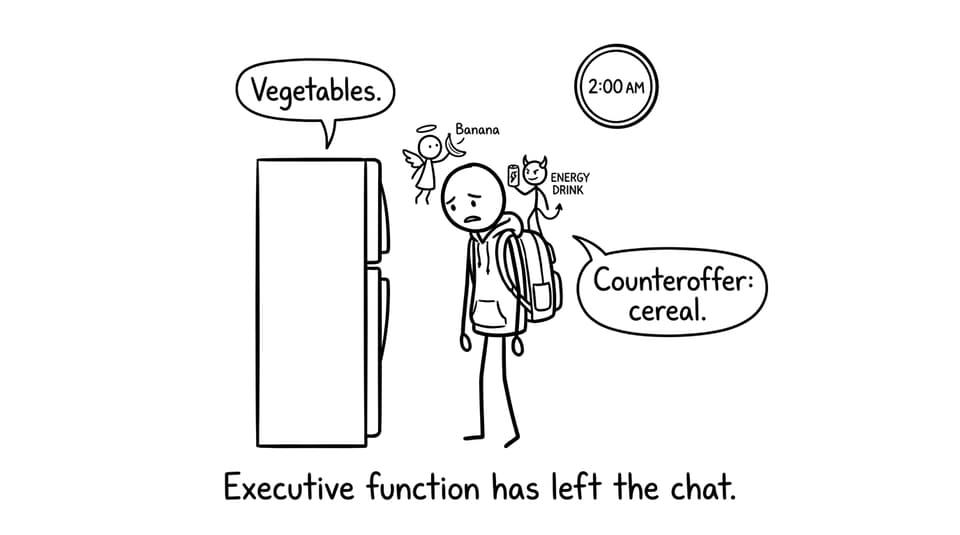 2am fridge negotiation