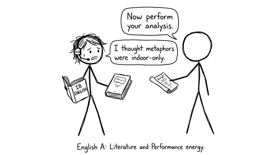 A stressed IB student becomes a director