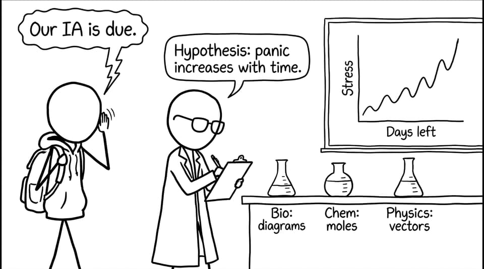 IA stress hypothesis comic