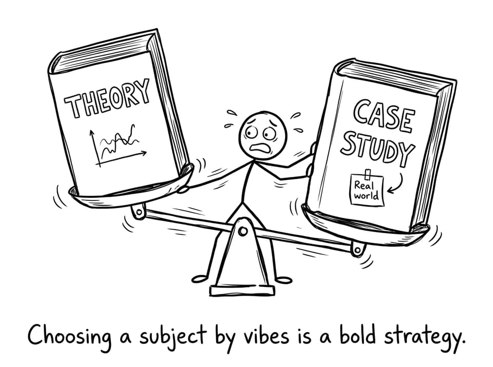 A wobbly scale: Theory vs Case Study
