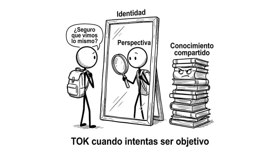 TOK cuando intentas ser objetivo