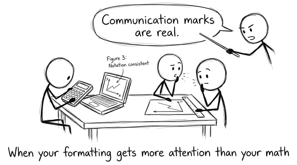 Communication marks comic