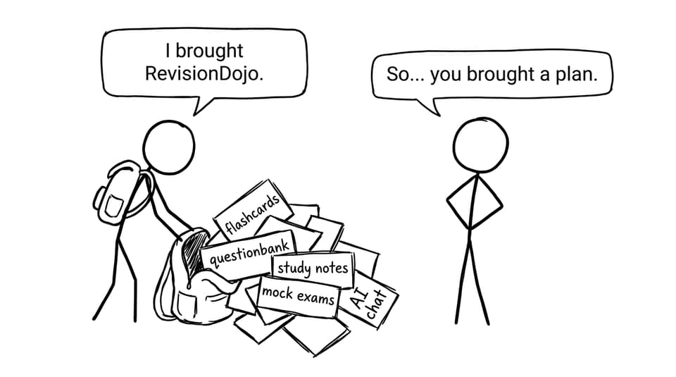 RevisionDojo backpack avalanche comic