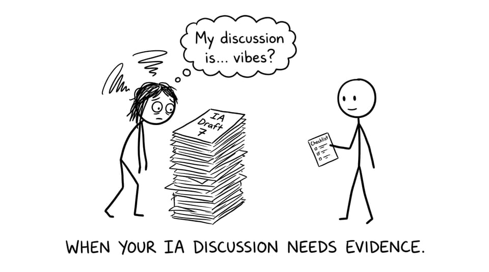 When your IA discussion needs evidence