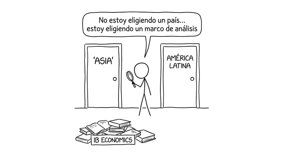 Estudiante elige marco de análisis