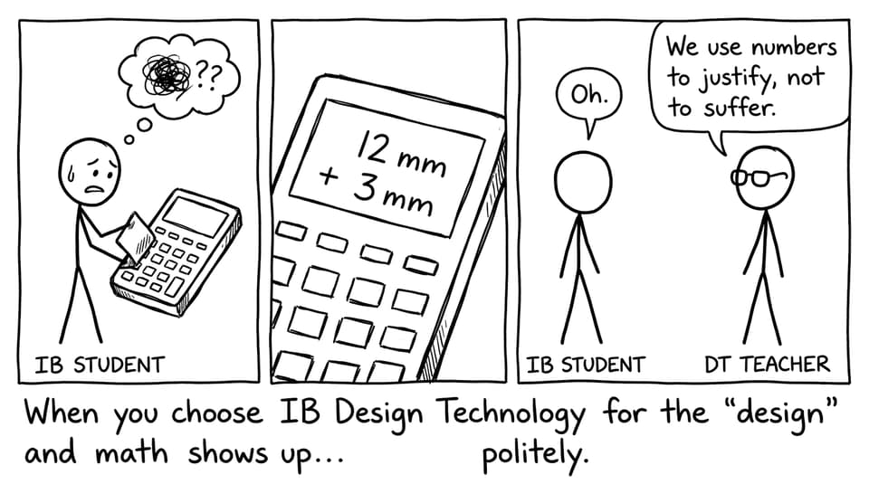 A student discovers DT math is polite