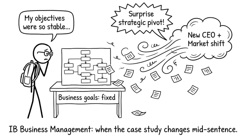 Comic of a revision plan getting blown away