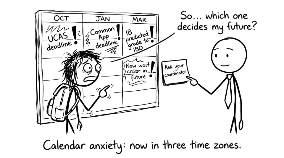 Calendar anxiety comic