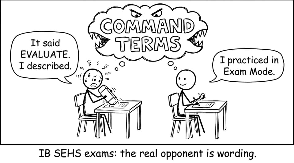 Command terms as the real exam villain