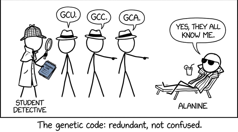 Several codons introduce themselves to the same amino acid