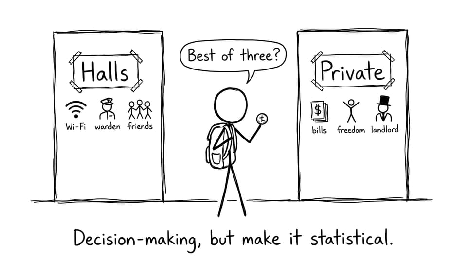 Halls vs Private doors coin flip
