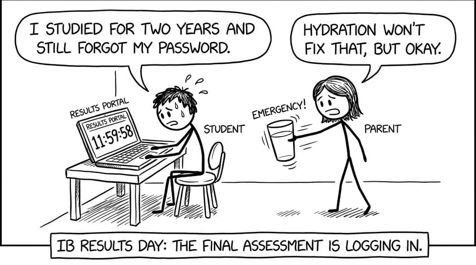 IB Results Day: the final assessment is logging in.