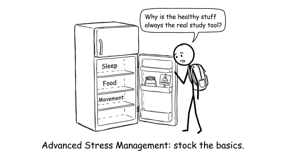 Fridge of basics vs cramming jar
