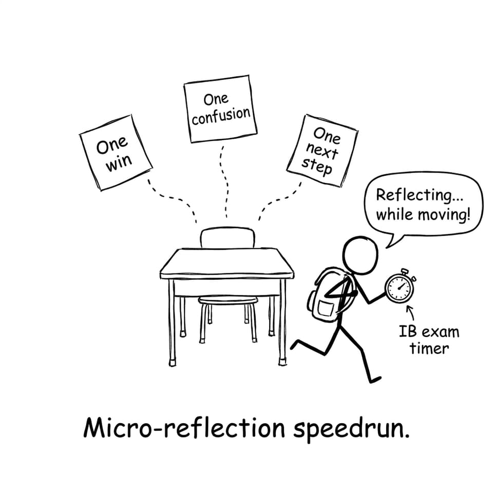 Sticky note micro-reflection speedrun