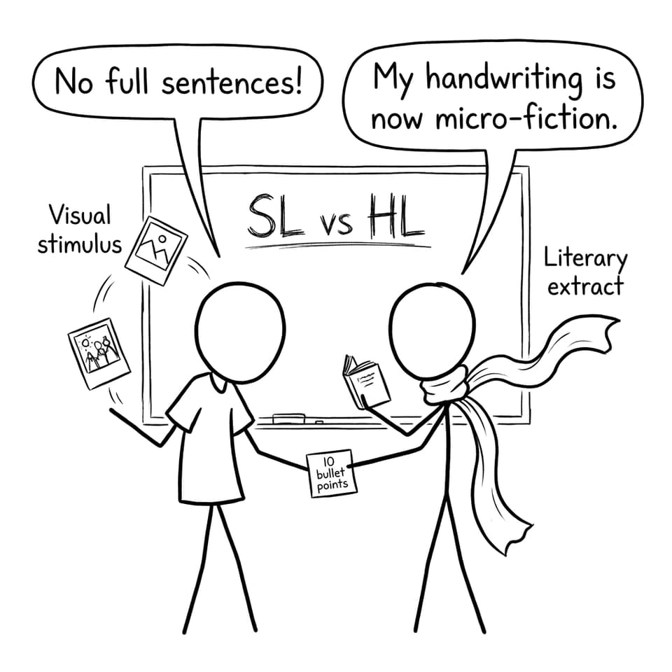 SL vs HL sticky note struggle