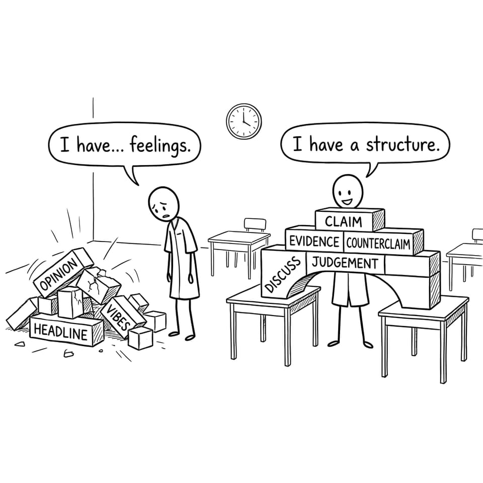 I have feelings vs I have a structure
