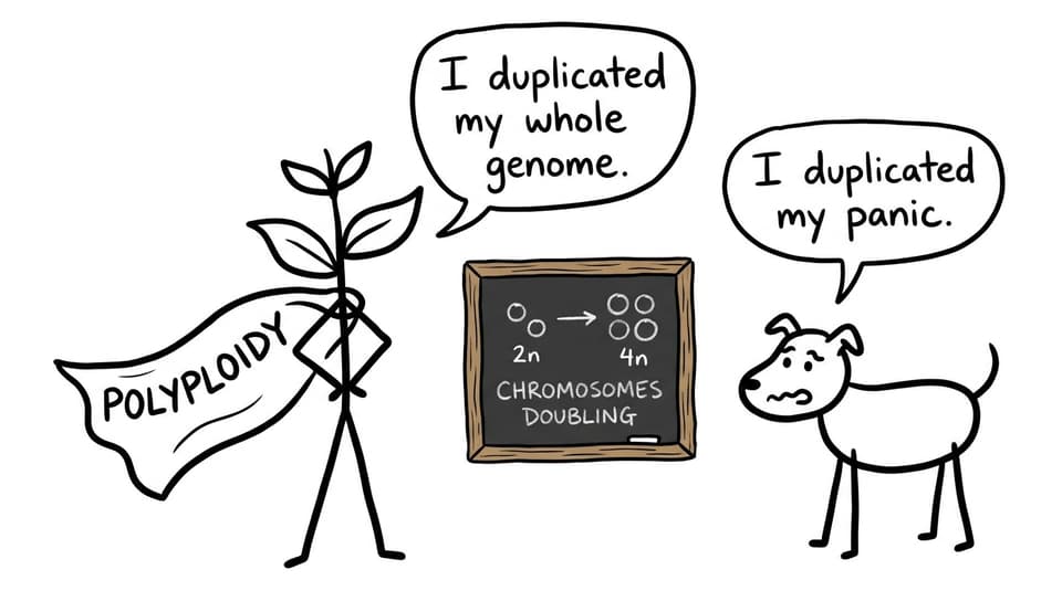 Polyploidy comic relief