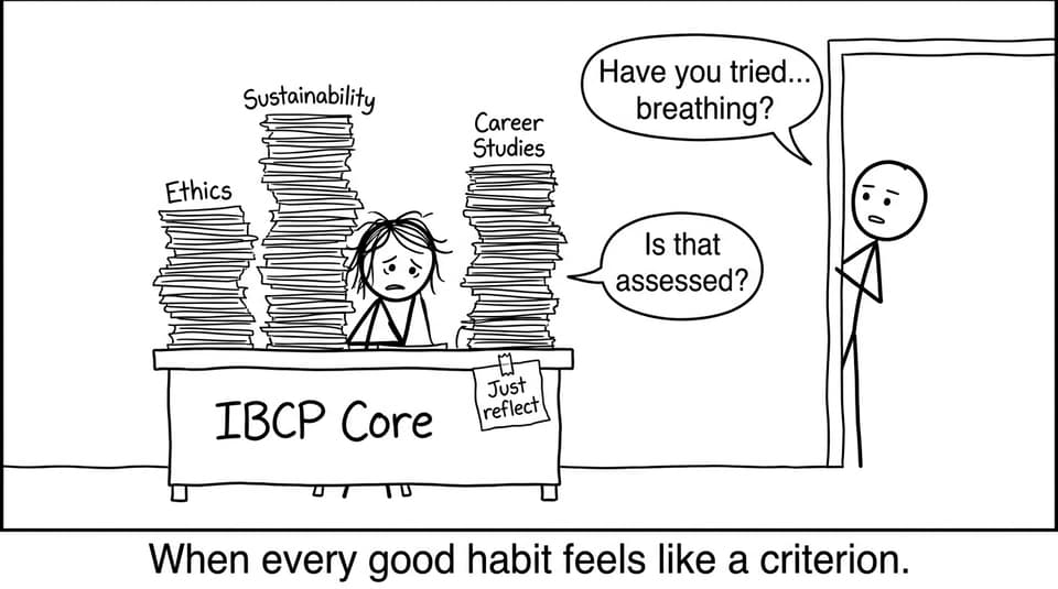 When every good habit feels like a criterion.