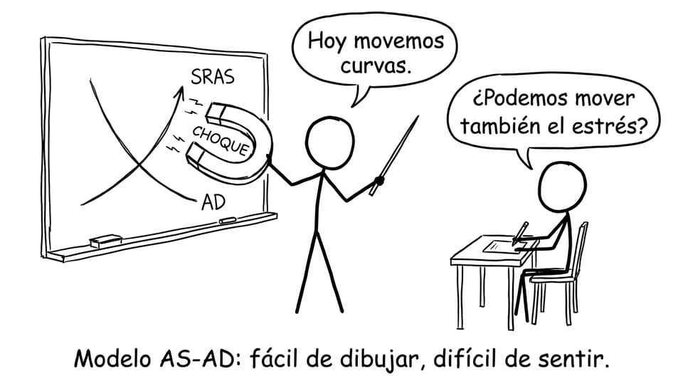 Modelo AS-AD: fácil de dibujar, difícil de sentir