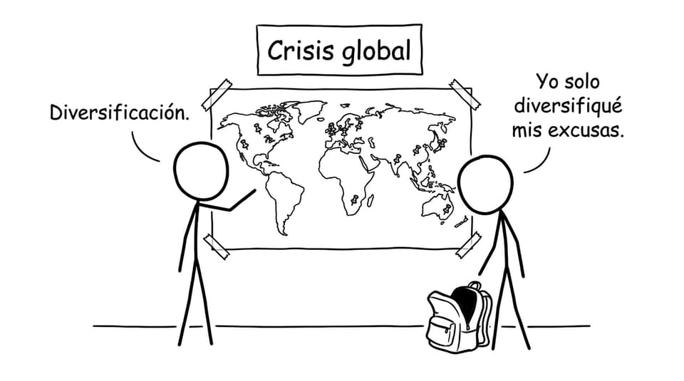 Diversificar excusas cuenta como diversificación