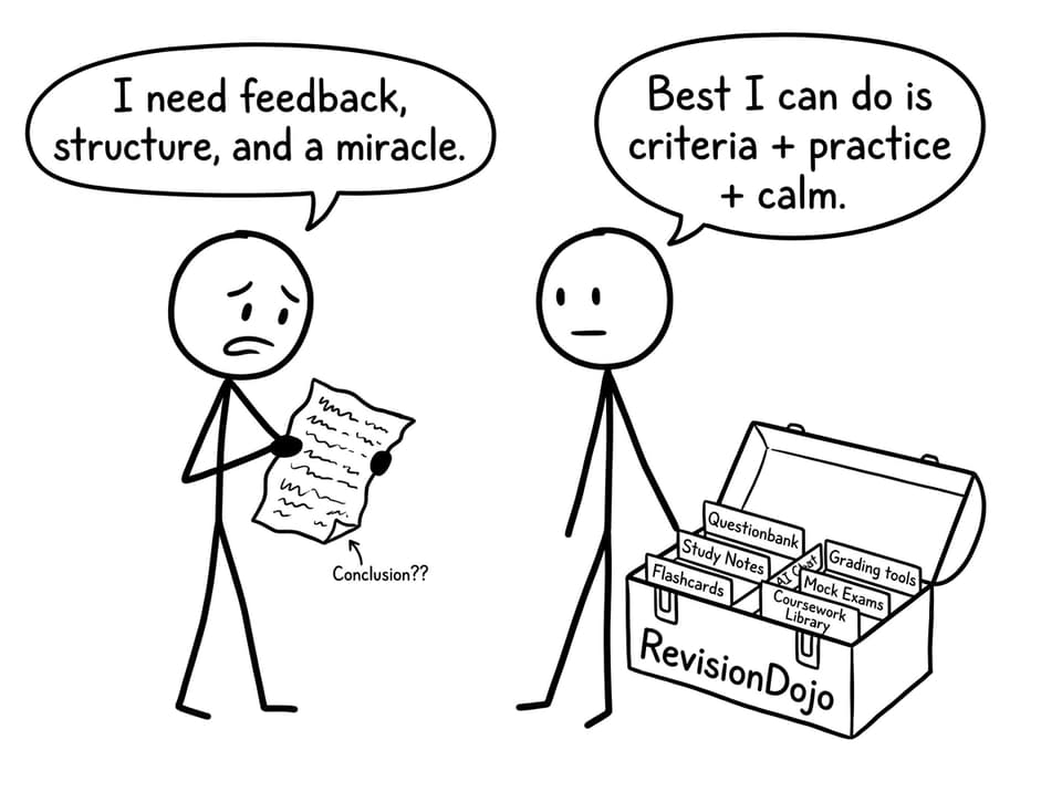 RevisionDojo toolbox comic