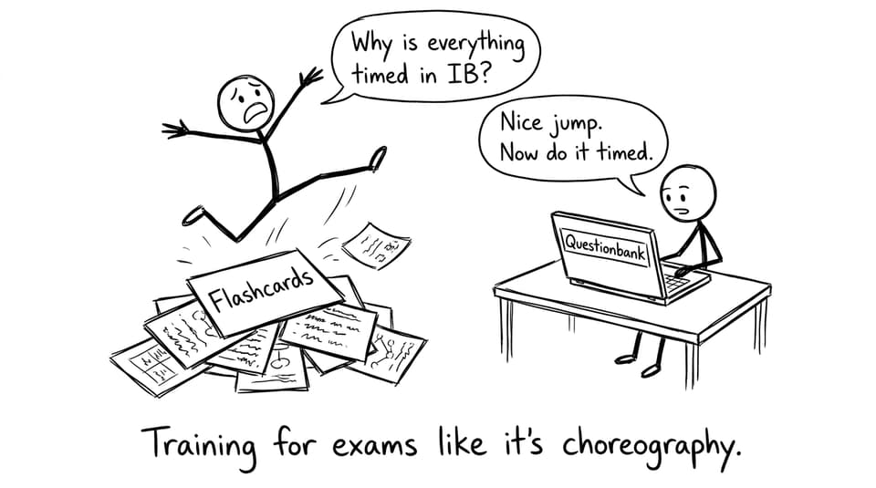 Timed practice like choreography