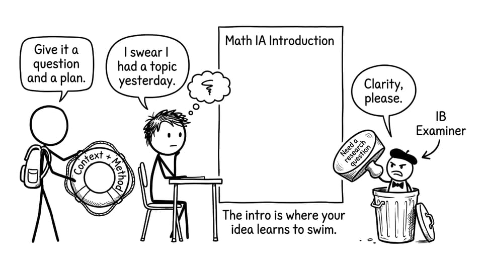 Student vs examiner at the intro