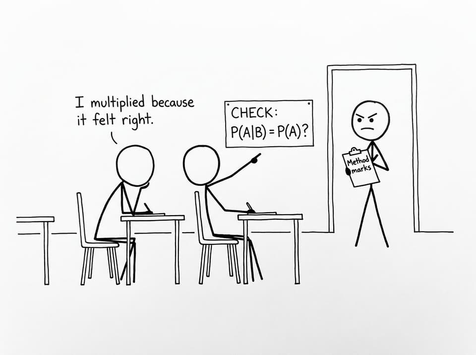 Exam hall multiplication trap comic