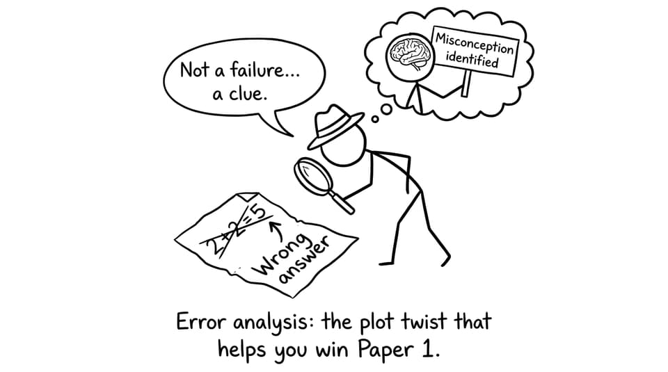 Detective investigates a math mistake