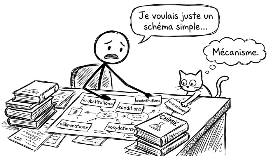 Post-its de réactions et chat