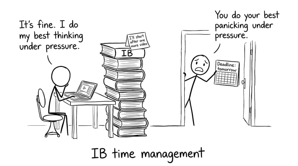 IB time management comic