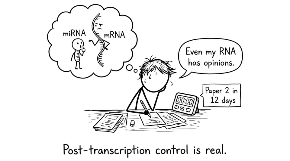 miRNA shushing mRNA comic