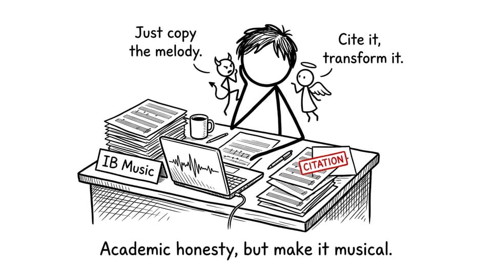 IB Music angel vs devil comic