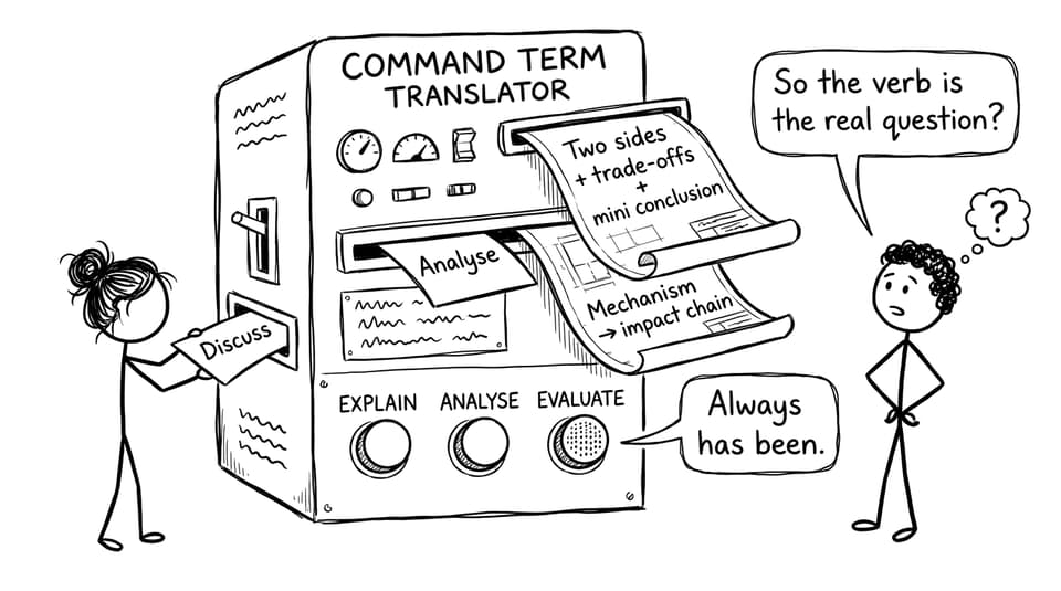 Command term translator for IB Digital Society