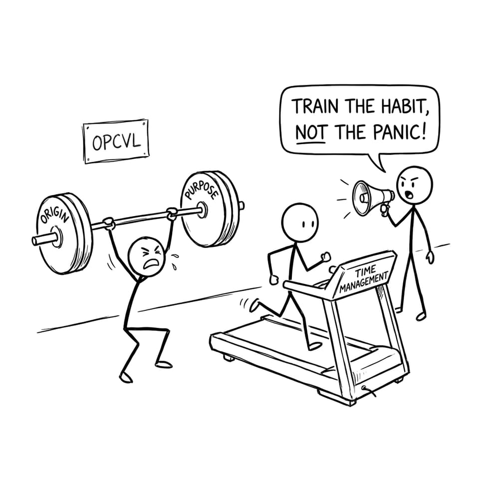 Train the habit, not the panic!